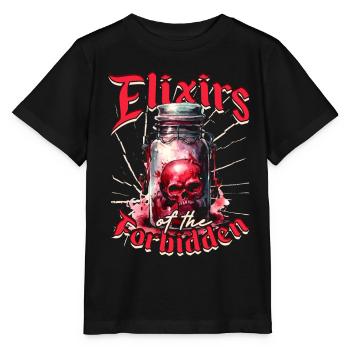 Apothecary Herb Collector Elixirs Of The Forbidden - Stanley/Stella MINI CREATOR Kids’ T-Shirt - black - Front - Mikhail (115cm)