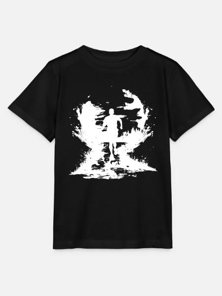 Marathon Junge Zeichnung - Stanley/Stella Kinder T-Shirt MINI CREATOR  - Schwarz