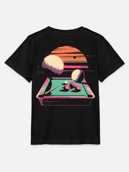 Billard 90er Jahre - Stanley/Stella Kinder T-Shirt MINI CREATOR  - Schwarz