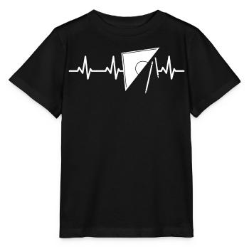 Geodreieck Herzlinie - Stanley/Stella Kinder T-Shirt MINI CREATOR  - Schwarz - Vorne - Mikhail (115cm)