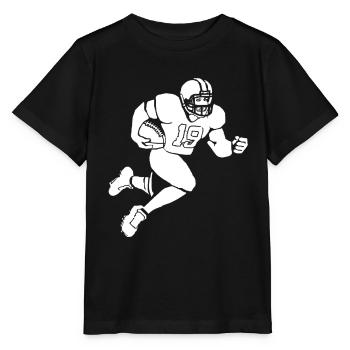 Football Player - Stanley/Stella MINI CREATOR Kids’ T-Shirt - black - Front - Mikhail (115cm)