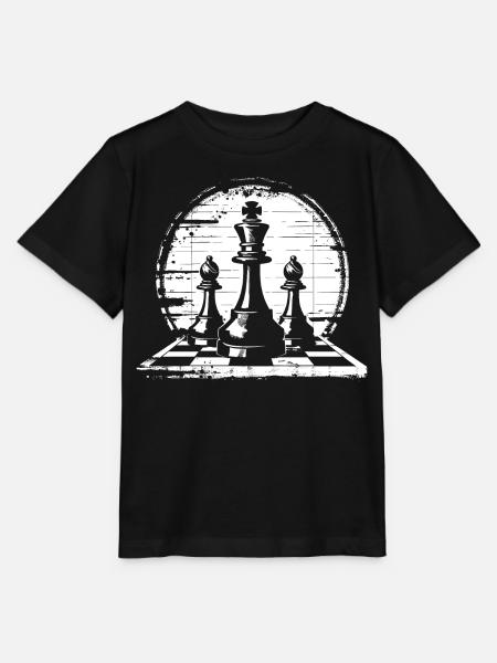 Schachfiguren Grafik - Stanley/Stella Kinder T-Shirt MINI CREATOR - Schwarz
