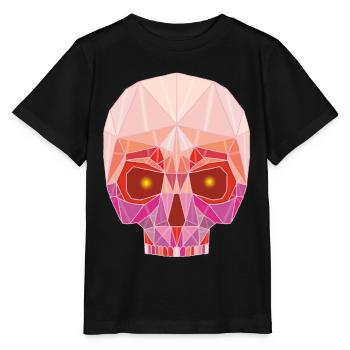 Tête de mort rubis - T-shirt bio MINI CREATOR Stanley/Stella Enfant - noir - Devant - Mikhail (115cm)