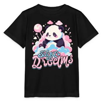 Cotton candy - Stanley/Stella MINI CREATOR Kids’ T-Shirt - black - Front - Mikhail (115cm)