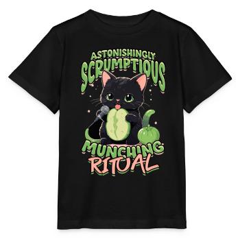 ASMR Astonishingly Scrumptious Munching Ritual - Stanley/Stella Kinder T-Shirt MINI CREATOR  - Schwarz - Vorne - Mikhail (115cm)