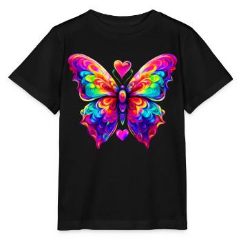 Papillon Haut en Couleurs - T-shirt bio MINI CREATOR Stanley/Stella Enfant - noir - Devant - Mikhail (115cm)