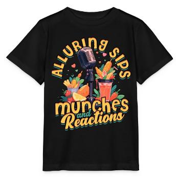 ASMR Whisper Alluring Sips Munches and Reactions - Stanley/Stella MINI CREATOR Kids’ T-Shirt - black - Front - Mikhail (115cm)