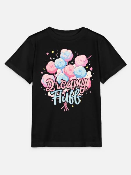 Zuckerwatte Dreamy Fluff - Stanley/Stella Kinder T-Shirt MINI CREATOR - Schwarz