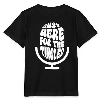 ASMR Whisper Just Here for the Tingles - Stanley/Stella MINI CREATOR Kids’ T-Shirt - black - Front - Mikhail (115cm)
