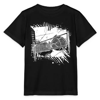 Dessin de volley-ball - T-shirt bio MINI CREATOR Stanley/Stella Enfant - noir - Devant - Mikhail (115cm)