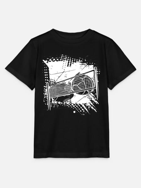 Volleyball Zeichnung - Stanley/Stella Kinder T-Shirt MINI CREATOR - Schwarz