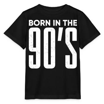 années quatre-vingt-dix - T-shirt bio MINI CREATOR Stanley/Stella Enfant - noir - Devant - Mikhail (115cm)