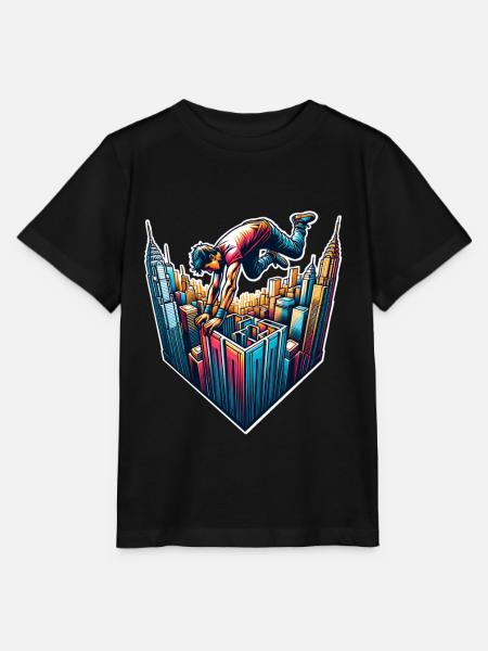 Parkour - Stanley/Stella Kinder T-Shirt MINI CREATOR - Schwarz
