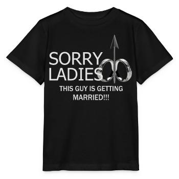Man will marry - Stanley/Stella MINI CREATOR Kids’ T-Shirt - black - Front - Mikhail (115cm)