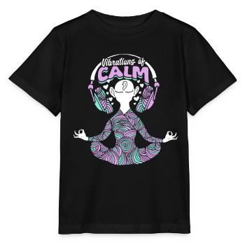 ASMR Whisper Vibrations of Calm - Stanley/Stella MINI CREATOR Kids’ T-Shirt - black - Front - Mikhail (115cm)