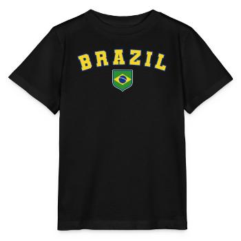 Brazil Brazil shirt Brazilian Rio de Janeirao - Stanley/Stella MINI CREATOR Kids’ T-Shirt - black - Front - Mikhail (115cm)
