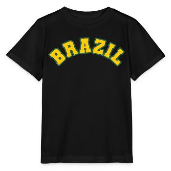 Brazil Brazil shirt Brazilian Rio de Janeirao - Stanley/Stella MINI CREATOR Kids’ T-Shirt - black - Front - Mikhail (115cm)