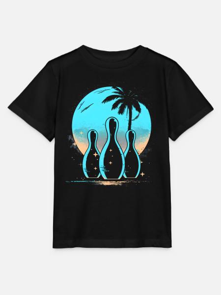Oldschool Bowling - Stanley/Stella Kinder T-Shirt MINI CREATOR - Schwarz