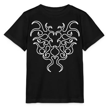 Tribal 3 blanc R6Z - T-shirt bio MINI CREATOR Stanley/Stella Enfant - noir - Devant - Mikhail (115cm)