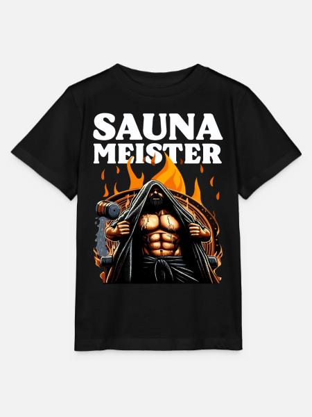 SAUNA MEISTER - Stanley/Stella Kinder T-Shirt MINI CREATOR - Schwarz