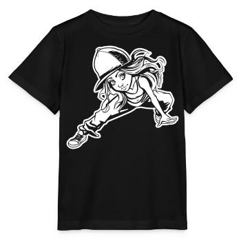 Breakdancer - T-shirt bio MINI CREATOR Stanley/Stella Enfant - noir - Devant - Mikhail (115cm)