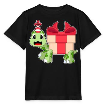 Turtle Birthday Package - Stanley/Stella MINI CREATOR Kids’ T-Shirt - black - Front - Mikhail (115cm)