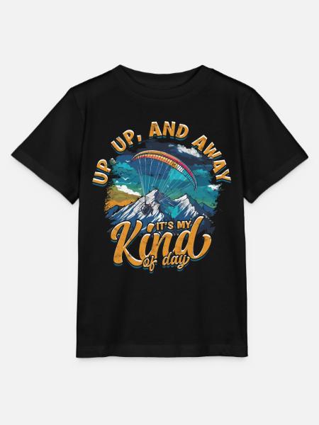 Paramotoring Motorschirm - Stanley/Stella Kinder T-Shirt MINI CREATOR  - Schwarz