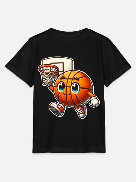 Basketball Basketballer - Stanley/Stella Kinder T-Shirt MINI CREATOR  - Schwarz