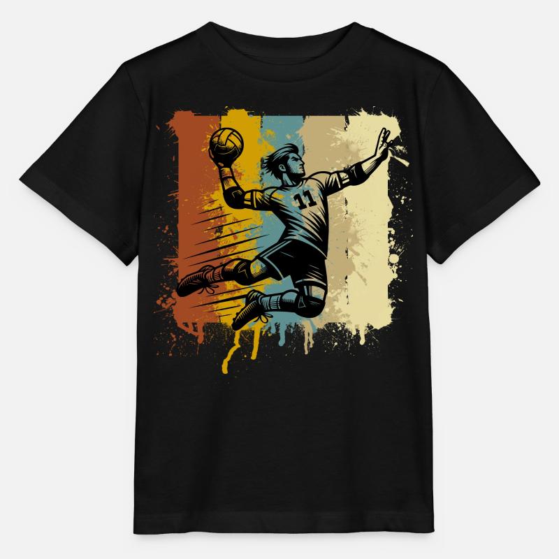 Handball Joueurs de handball - T-shirt bio MINI CREATOR Stanley/Stella Enfant - noir