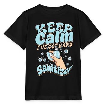 Nuclear phobia Mysophobia - Stanley/Stella MINI CREATOR Kids’ T-Shirt - black - Front - Mikhail (115cm)