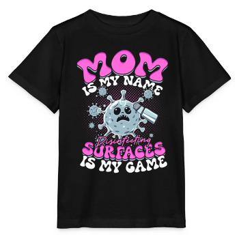 Nuclear phobia Mysophobia - Stanley/Stella MINI CREATOR Kids’ T-Shirt - black - Front - Mikhail (115cm)