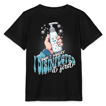 Nuclear phobia Mysophobia - Stanley/Stella MINI CREATOR Kids’ T-Shirt - black - Front - Mikhail (115cm)