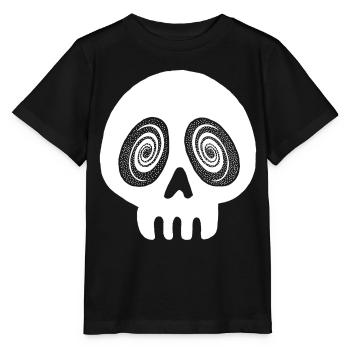 Crâne galactique - T-shirt bio MINI CREATOR Stanley/Stella Enfant - noir - Devant - Mikhail (115cm)