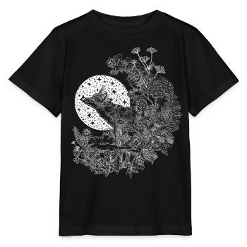 FUCHS & NACHTHIMMEL - Stanley/Stella Kinder T-Shirt MINI CREATOR  - Schwarz - Vorne - Mikhail (115cm)