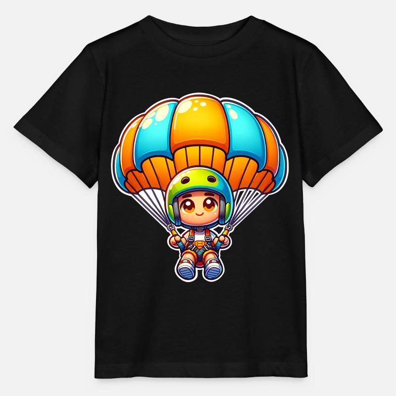 Parachutisme - T-shirt bio MINI CREATOR Stanley/Stella Enfant - noir