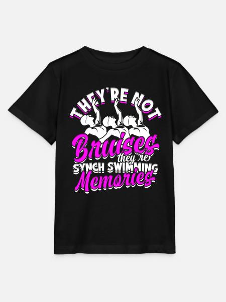Synchronschwimmen Synchro Schwimmer - Stanley/Stella Kinder T-Shirt MINI CREATOR - Schwarz