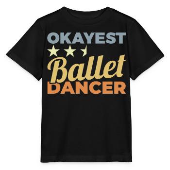 Ballet moyen - T-shirt bio MINI CREATOR Stanley/Stella Enfant - noir - Devant - Mikhail (115cm)