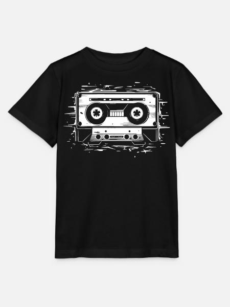 Kompakt Kassette - Stanley/Stella Kinder T-Shirt MINI CREATOR  - Schwarz