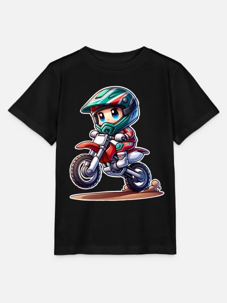 Motocross - Stanley/Stella Kinder T-Shirt MINI CREATOR - Schwarz
