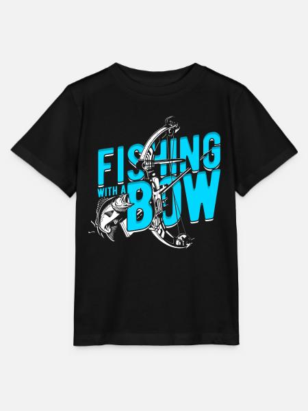 Bogenfischer Bogenfischen Bogenangeln - Stanley/Stella Kinder T-Shirt MINI CREATOR  - Schwarz