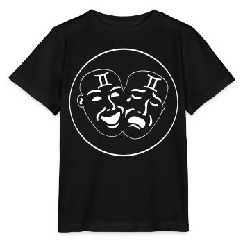 Zwillinge Sternzeichen (weiß) - Stanley/Stella Kinder T-Shirt MINI CREATOR  - Schwarz - Vorne - Mikhail (115cm)