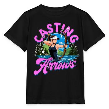 Bow Fishing Bow Fishing Bow Fishing - Stanley/Stella MINI CREATOR Kids’ T-Shirt - black - Front - Mikhail (115cm)