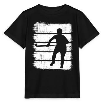 Feldhockeyspieler - Stanley/Stella Kinder T-Shirt MINI CREATOR  - Schwarz - Vorne - Mikhail (115cm)