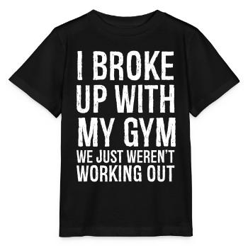 Ich habe mich von meinem Fitnessstudio getrennt, wir haben einfach nicht trainiert - Stanley/Stella Kinder T-Shirt MINI CREATOR  - Schwarz - Vorne - Mikhail (115cm)
