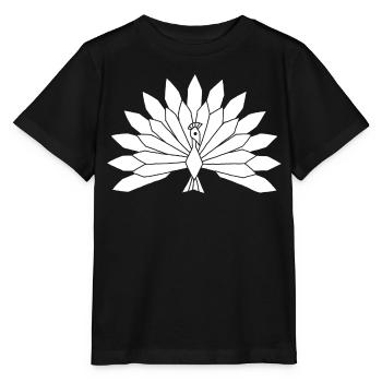 Der weiße Pfau - Stanley/Stella Kinder T-Shirt MINI CREATOR  - Schwarz - Vorne - Mikhail (115cm)