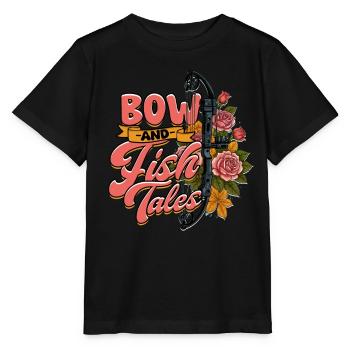 Bow Fishing Bow Fishing Bow Fishing - Stanley/Stella MINI CREATOR Kids’ T-Shirt - black - Front - Mikhail (115cm)