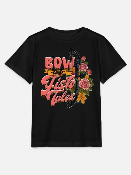 Bogenfischer Bogenfischen Bogenangeln - Stanley/Stella Kinder T-Shirt MINI CREATOR  - Schwarz
