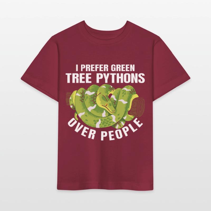 Green Tree Python Stanley/Stella MINI CREATOR Kids’ T-Shirt
