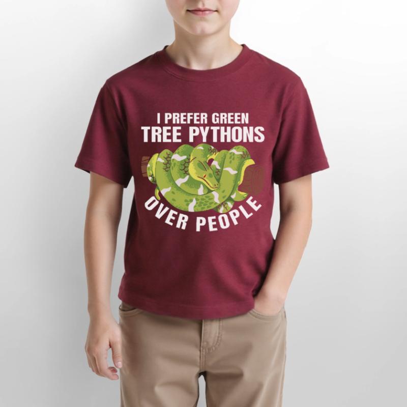 Green Tree Python Stanley/Stella MINI CREATOR Kids’ T-Shirt
