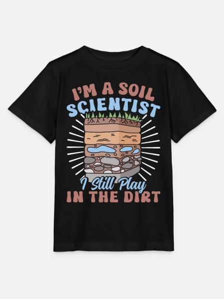 Soil Science, Naturforscher - Stanley/Stella Kinder T-Shirt MINI CREATOR - Schwarz